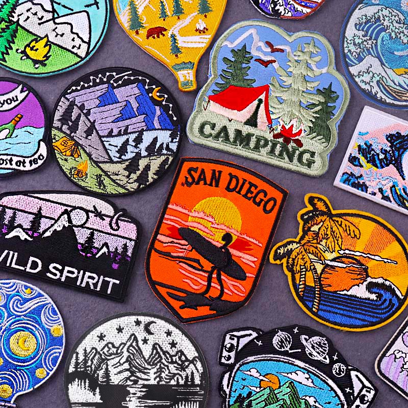 Outdoor Adventure And Travel Show - Patchs de désert sur vêtements Patch