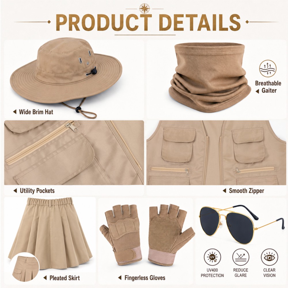 Vêtements d'exploration en ple - Outdoor Adventure Outfit avis et prix